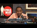 Stephen A. Smith on Vontaze Burfict suspended for rest of NFL season for late hit on Jack Doyle