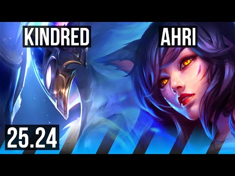 KINDRED vs AHRI (MID) | EUW Master | 25.24
