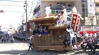 preview picture of video '2014岸和田だんじり祭 本宮午後ダイジェスト２ Kishiwada Danjiri Festival'