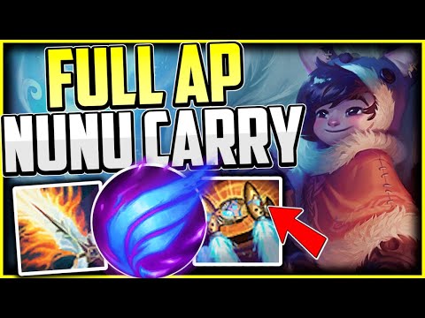 How to Play AP Nunu & CARRY! + Best Build/Runes |AP Nunu & Willump Guide Season 11 League of Legends