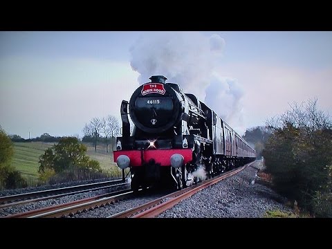 LMS 46115 - At Speed On The Midland Mainline - The Robin Hood