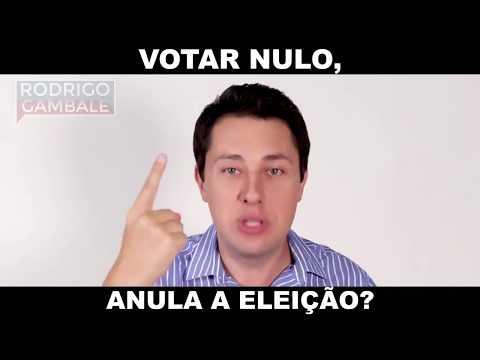 Votar nulo anula a eleição?