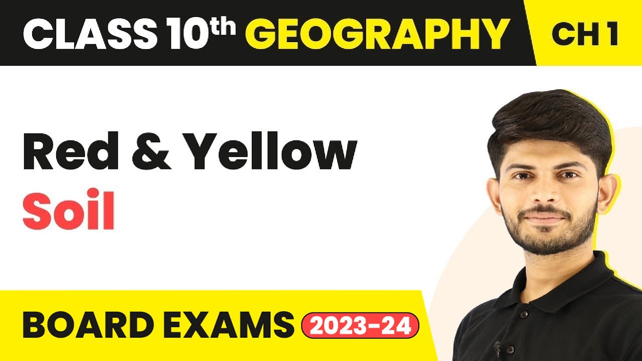 Red and Yellow Soil - Resources and Development | Class 10 Geography 2023-24