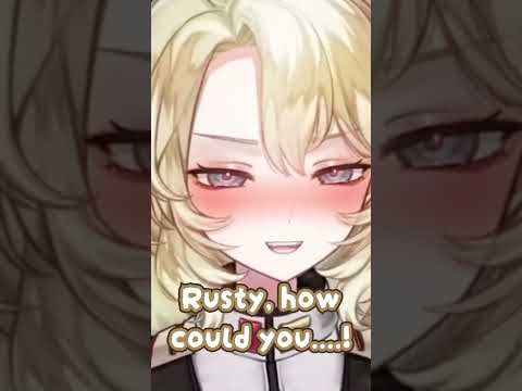 When V IV Rusty Calls You Buddy 😳😳😳 Armored Core VI got me WILDIN #vtuber #shorts #vtuberen