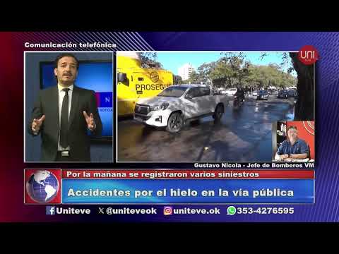 Accidentes por el hielo en la vía pública