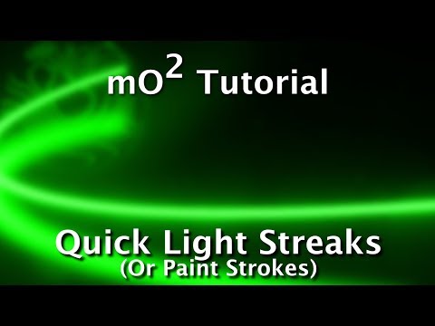 MotionVFX mO2 Tutorial - Quick Light Streaks or Paint Strokes