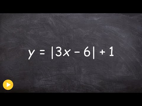 Graphing an absolute value equation with transformations and a vertical stretch
