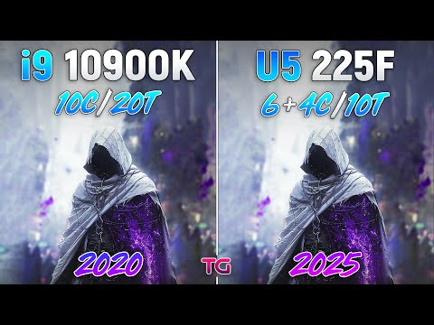 i9 10900K vs Ultra 5 225F - 5 Years Difference