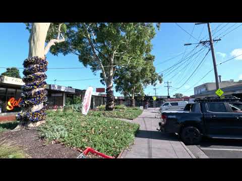 4K 38 Km Mountain Bike Ride To Bundoora Square Shops in Melbourne, Victoria, Australia.