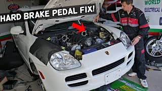 WHY BRAKE PEDAL IS HARD ON PORSCHE CAYENNE, AUDI Q7, VW TOUAREG