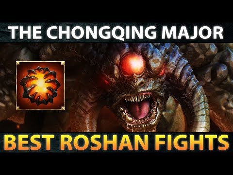 BEST Roshan Fights & Plays of The Chongqing Major - Dota 2