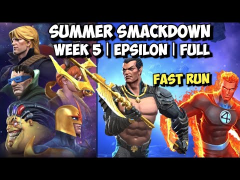 Summer Smackdown Week 5| Epsilon| Boss Rush (Full Run)