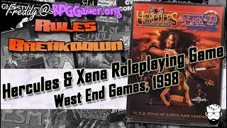 Hercules & Xena Roleplaying Game (West End Game, 1998) Rules Explained | Rules Breakdown