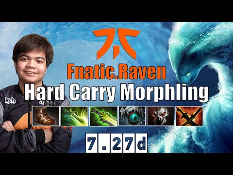 Morphling | Fnatic.Raven | Hard Carry Morphling | 7.27d Gameplay Highlights