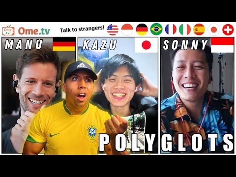4 Polyglots Switching Languages on Ome TV | 9 Languages