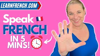 Learn to SPEAK FRENCH in 5 minutes & have a fu