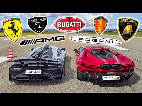 Thumbnail for HYPERCAR DRAG RACE SHOWDOWN! The World's Most Expensive Cars by Mercedes-AMG One