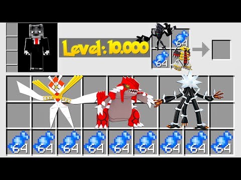 COMO DEIXAR SEU POKEMON LENDARIO LEVEL 10.000 - MINECRAFT PIXELMON MOD