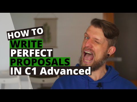 Cambridge C1 Advanced (CAE): So schreiben Sie einen Vorschlag