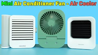 Mini Air Conditioner Fan - Personal Air Cooler, Dual Spray Water And Humidifier | Unboxing & Review