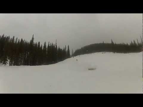 Crazy Ski Crash with a GoPro!