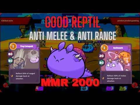God Reptile Bulkwark - Indian star - Reflect | Top Rank 100 Gameplay Axie Infinity