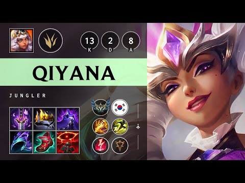 Qiyana Jungle vs Kha'Zix: Legendary - KR Challenger Patch 25.S1.2
