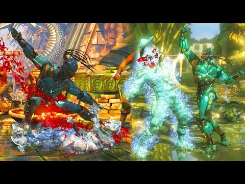 Mortal Kombat X: "Cyber Sub Zero" Secret Brutalities! - Mortal Kombat XL Triborg Secret brutality