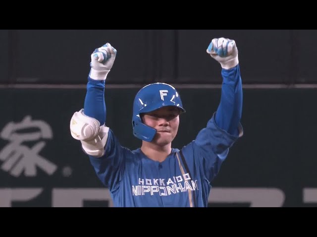 【1回表】ファイターズ・清宮幸太郎 タイムリー2ベースヒットで先制!! 2022年7月8日 福岡ソフトバンクホークス 対 北海道日本ハムファイターズ