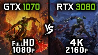 DOOM Eternal - GTX 1070 - 1080p vs RTX 3080 - 2160p