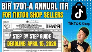Annual income tax return 2025 | How to file BIR 1701A - 8% Income Tax 