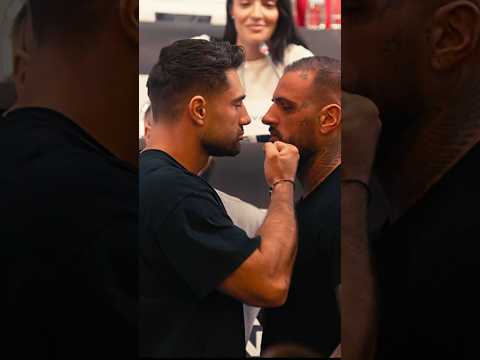 ⁠Fame Fighting Mainevent Face-Off! 🤫 #boxen #fitness #famefighting #boxenlernen #alekspetrovic