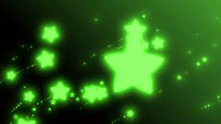 🌟Beautiful Motion Graphics Background of Rising Green Stars🌟