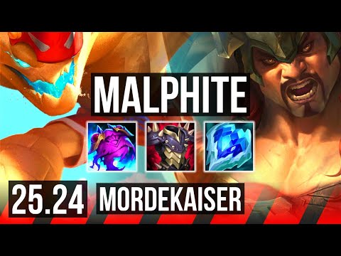 MALPHITE vs MORDEKAISER (TOP) | KR Master | 25.24