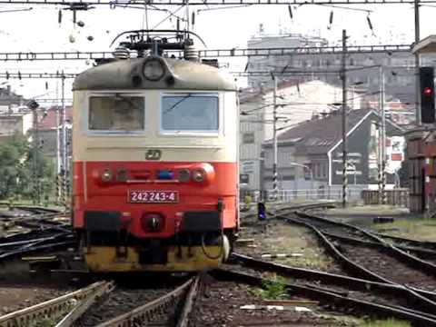 Vlaky Brno: PLECHÁČEK 242 243 - 4, příjezd, 1.7.2010