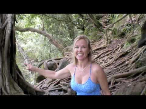 TARZAN Rope swing at Kipu Falls, Kauai