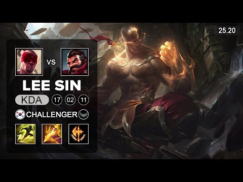 Lee Sin vs Graves Jungle - KR Challenger - Patch 25.20 Season 15