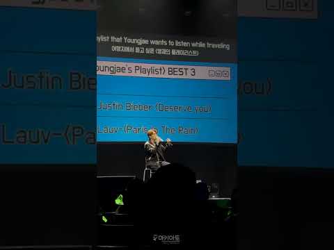 [4K 직캠] 220731 Youngjae Singing "Paris in the Rain" + "Deserve You" + "Vibin"