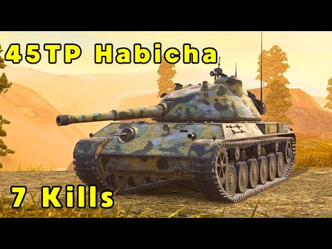 45TP Habicha | 3,5 K DAMAGE | 7 KILLS | Blindshot WOT Blitz Replays