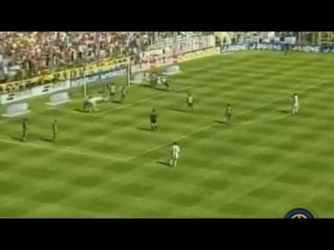 Serie A 2001-2002, day 02 Parma - Inter 2-2 (Materazzi, Milosevic, Ventola, Bonazzoli)