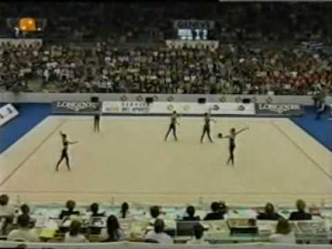Bulgaria 3 ropes+2 balls AA European Championships 2001