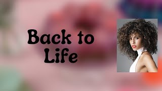 Alicia Keys - Back to Life from Disney's (Lyrics)