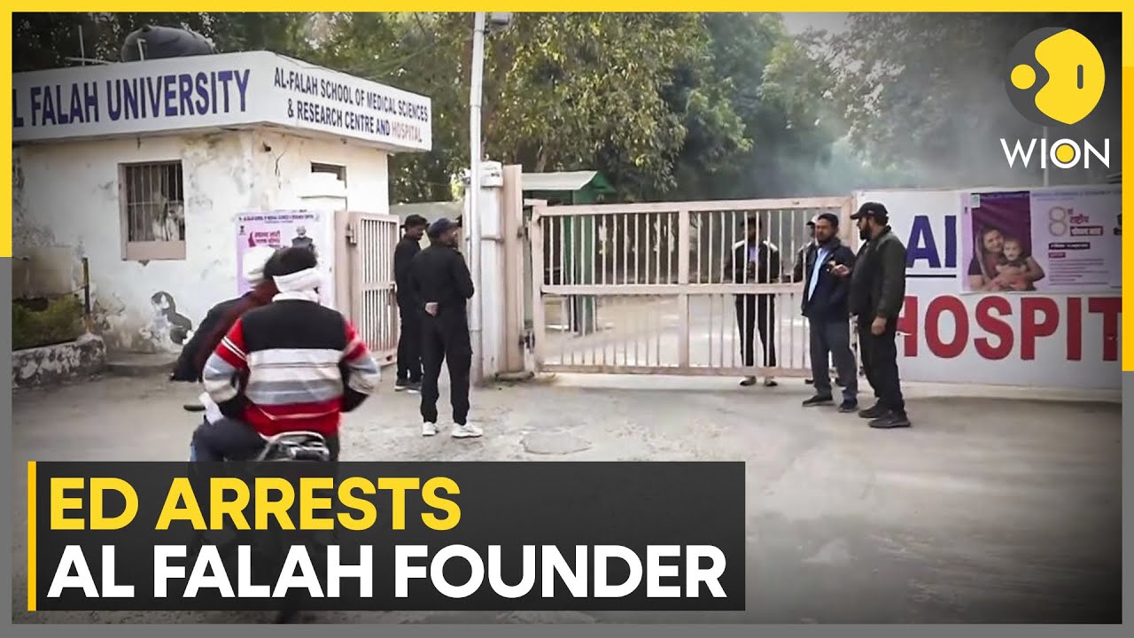 ED Arrests Al Falah Founder, Probing Link to Red Fort Blast Terror Funding | WION