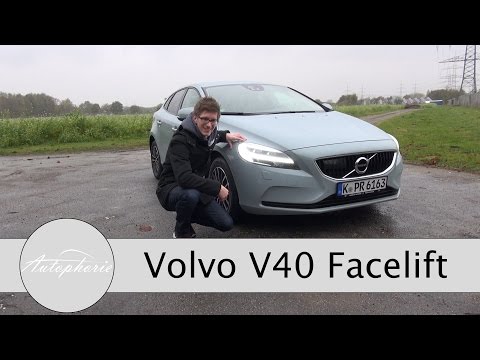 2017 Volvo V40 Facelift Test / Volvo V40 D3 Diesel (150 PS) / Thor's Hammer - Autophorie