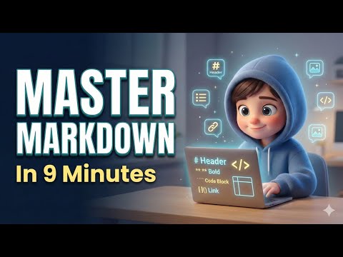 🎬 Master Markdown in 9 Minutes — Complete Syntax Guide with Examples & Quiz (2025 Tutorial)