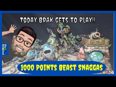 Warhammer 40k Ork Army Showcase - 1000 points of Snake Bites
