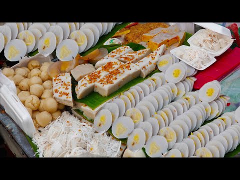 Amazing Traditional Market Morning Scenes, Fresh Food Market Morning Scenes, Psar Prek Phnov