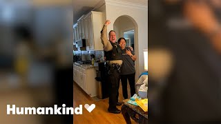 Dad loses it when his daughter kicks cancer | Humankind