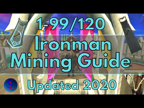 Runescape 3 Ironman 1-99/120 Mining Guide Updated 2020 Rework