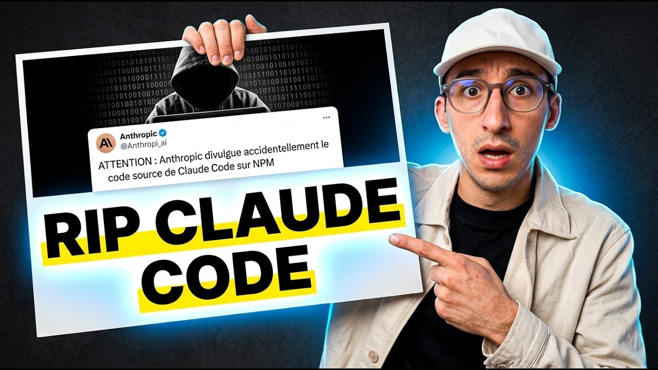 La FIN de Claude Code : son code a été entièrement leaks (tout le monde peut copier leur feature)